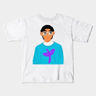 Korean cute boy Kids T-Shirt